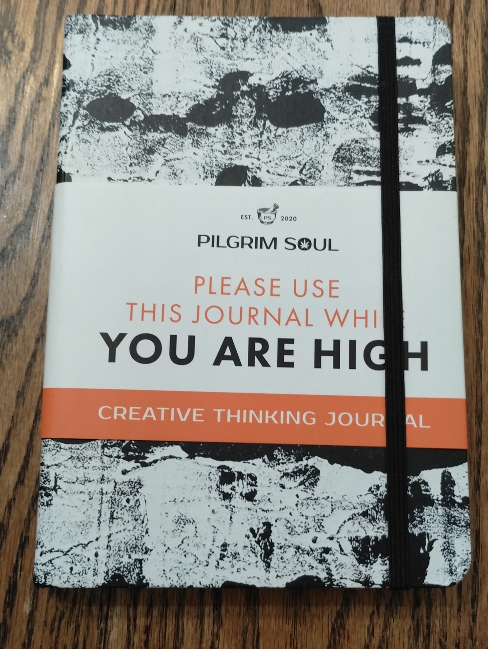 Pilgrim Creative Thinking Journal - Black, White, Orange